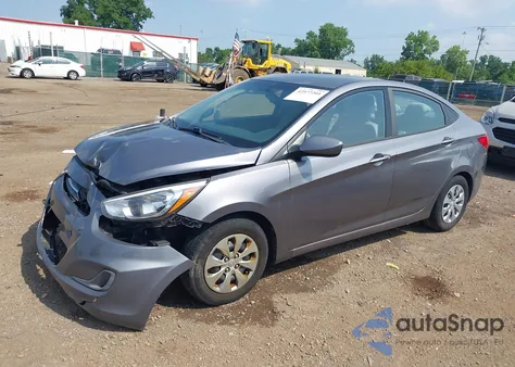 2017 Hyundai Accent Se from USA, damaged, VIN KMHCT4AE2HU223372